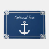 Anker in Lijst Nautisch Deurmat (Voorkant)