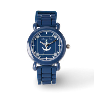 Anker in Lijst Nautisch Horloge