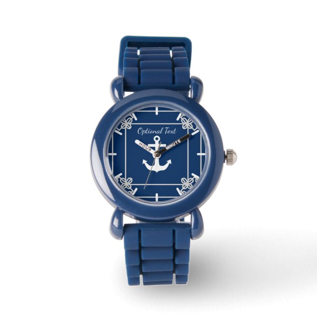 Anker in Lijst Nautisch Horloge (Voorkant)