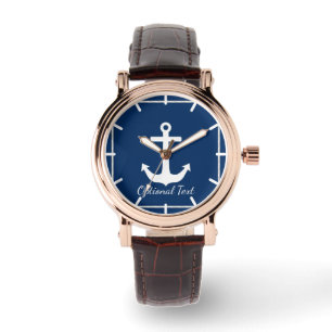 Anker in Lijst Nautisch Horloge