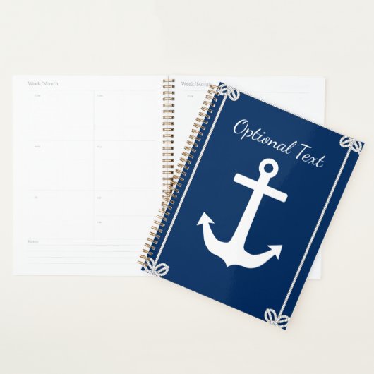 Anker in Lijst Nautisch Planner (Display)