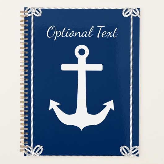 Anker in Lijst Nautisch Planner (Voorkant)
