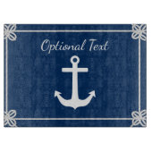 Anker in Lijst Nautisch Snijplank (Voorkant)