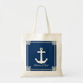 Anker in Lijst Nautisch Tote Bag (Voorkant)