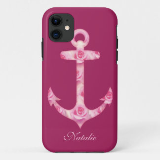 Anker iPhone 5 hoesje Floral roze roze roze bloem