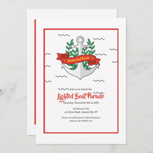 Anker Kaart (Voorkant / Achterkant)