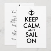 Anker kalm houden en zegel op standaard kaart (Voorkant / Achterkant)