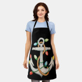 Anker Kerst Xmas Licht Zeil Cruise Boot Schort (Gedragen)