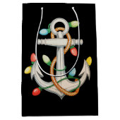 Anker Kerstmis Kerstverlichting Zeilboot Medium Cadeauzakje (Voorkant)