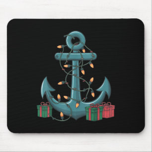 Anker Kerstverlichting Cruiseschip Boot Anker Chri Muismat