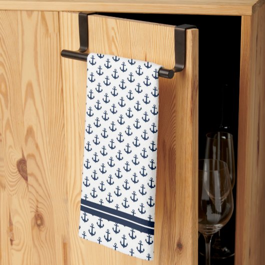 Anker Keukenhanddoek voor op de boot (Derde Gevouwen)