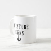  anker Klassiek het avontuur begint Koffiemok (Voorkant links)
