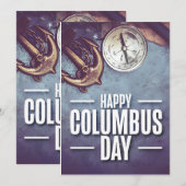 Anker & Kompas – Columbusdag Kaart (Voorkant / Achterkant)