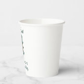 Anker Laatste Zeil Vaart Bruidsfeest Naam Papieren Bekers (Links)