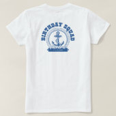 Anker Licht Verjaardags-Squad T-shirt (Design achterkant)