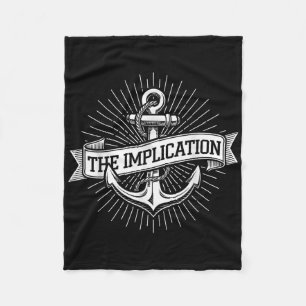 Anker Maritiem De Implicatie Zeevaart Zeilen G Fleece Deken