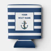 Anker meer  Naam van uw boot Blikjeskoeler (Achterkant)