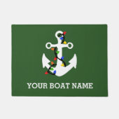 Anker met kerstlampjes deurmat (Voorkant)