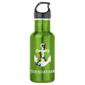Anker met kerstlampjes waterfles  (Voorkant)