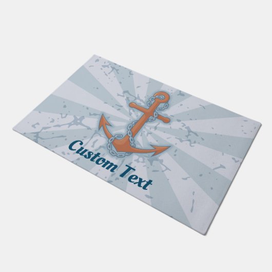 Anker met ketting deurmat (Schuin)