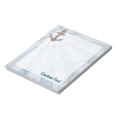 Anker met ketting notitieblok (Linkerzijde)