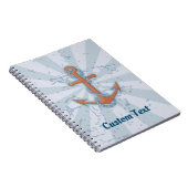Anker met ketting notitieboek (Rechterzijde)