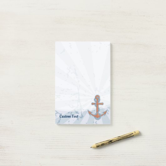 Anker met ketting post-it® notes (Op bureau)