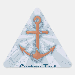 Anker met ketting sticker