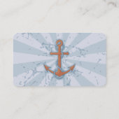 Anker met ketting visitekaartje (Achterkant)