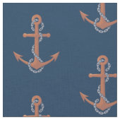 Anker met kettingpatroon stof (Close Up)