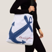 Anker met naam crossbody tas (Dichtbij)