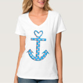 Anker met T-shirt voor het hart (Voorkant)