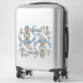 Anker met Touw Icon Set Contour Stickers (Koffer)