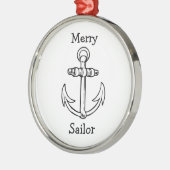  anker metalen ornament (Links)