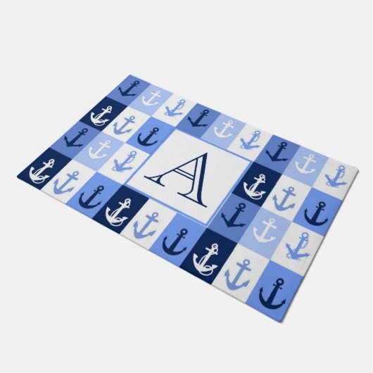Anker monogram deurmat (Schuin)