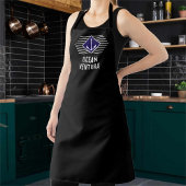 Anker Motief & Bootnaam op Scheepskombuis Schort