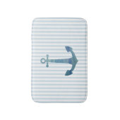Anker Nautical Stripe Bath Mat (Voorkant Verticaal)