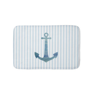 Anker Nautical Stripe Bath Mat