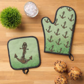 Anker Nautilus Ovenwant & Pannenlap Set (Top down)