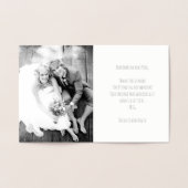  anker nautisch bruiloft zilver folie kaarten (Binnen)