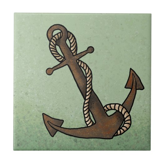 Anker Nautisch Tegeltje (Voorkant)