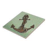 Anker Nautisch Tegeltje (Zijkant)