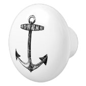Anker -  nautisch thema keramische knop (Rechts)