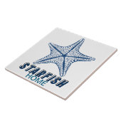 Anker nautisch thema tegeltje (Zijkant)