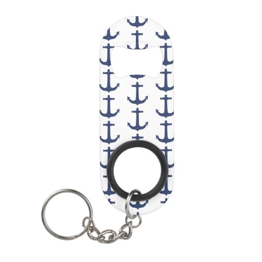 Anker nautische kust vibes mini flessenopener (Voorkant)