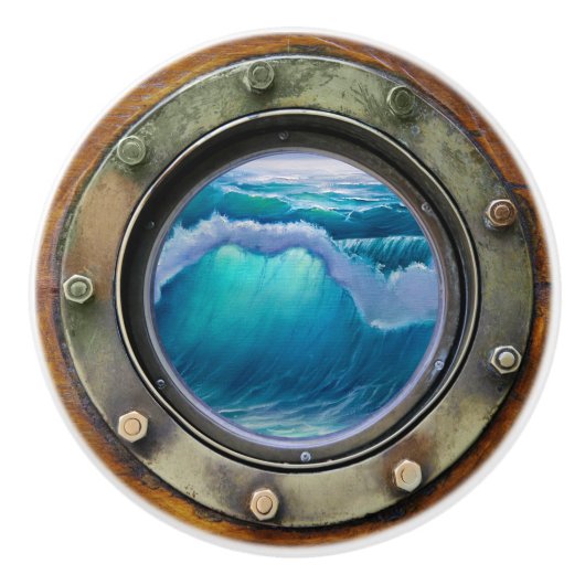 Anker Nautische Porthole Lade Knoppen (Voorkant)
