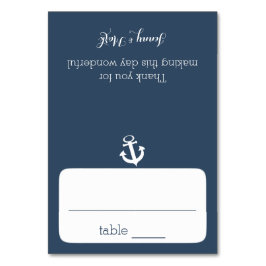 Anker Navy Blue Zitplaatsen Kaart