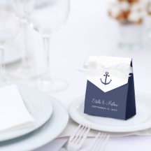 Anker Navyblauw Scheepvaart Bruiloft