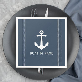  anker- of familienaam Nautisch Servet