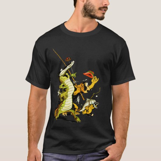 Anker omwikkeld met touw t-shirt (Voorkant)